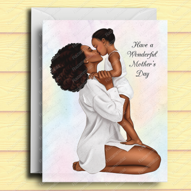 Black Mother's Day Card I
